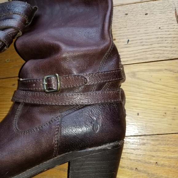 Frye boots with straps & buckles broken in! - Picture 13 of 16